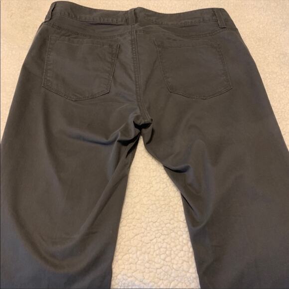 Loft Wide Leg 5 Pkt Dark Gray Pant Size 8 - Picture 6 of 8